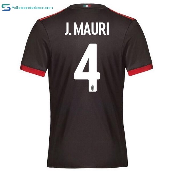 Camiseta Milan 3ª J.Mauri 2017/18